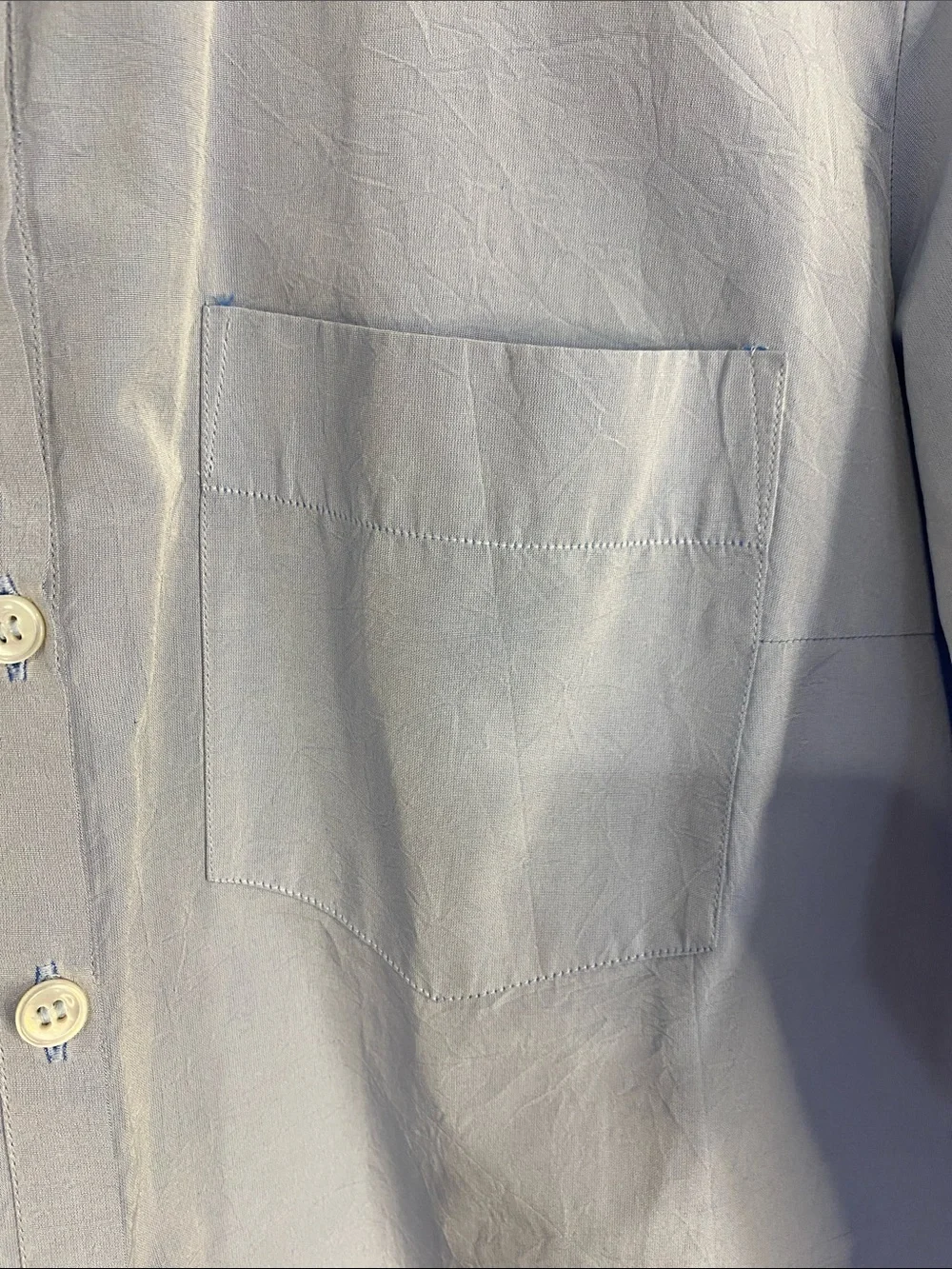 Vintage/Y2K Michael Kors Made in Italy Blue Chambray Longline Tunic Shirt Dress